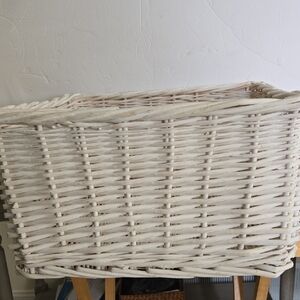 Large Twig White Washed Basket